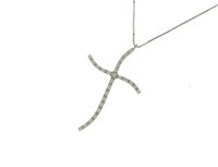 Pendente Mirco Visconti Donna Girocollo croce in Oro bianco AZ205/30 - AZ205/30